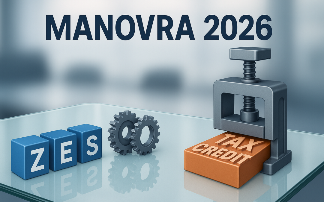 TAX CREDIT INVESTIMENTI ZES FINO AL 2028 MA CON COMPENSAZIONI “DEPOTENZIATE”