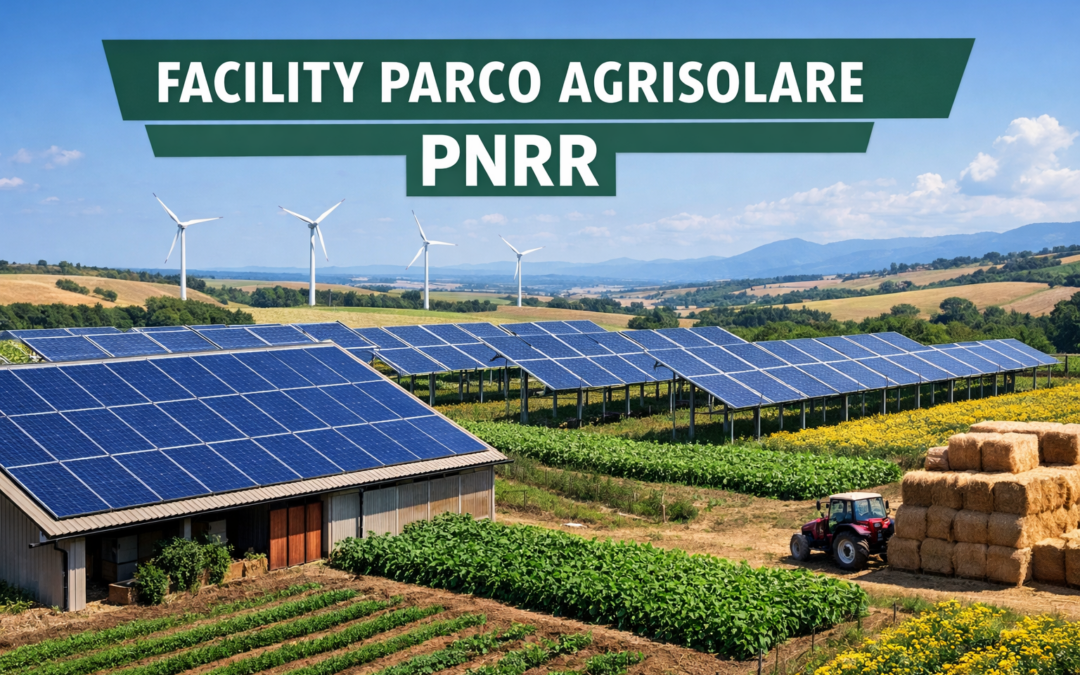 FACILITY PARCO AGRISOLARE PNRR: 789 MILIONI PER IL FOTOVOLTAICO IN AGRICOLTURA.