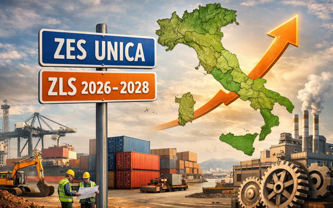 CREDITI D’IMPOSTA INVESTIMENTI ZES E ZLS 2026–2028: PUBBLICATI I PROVVEDIMENTI ATTUATIVI