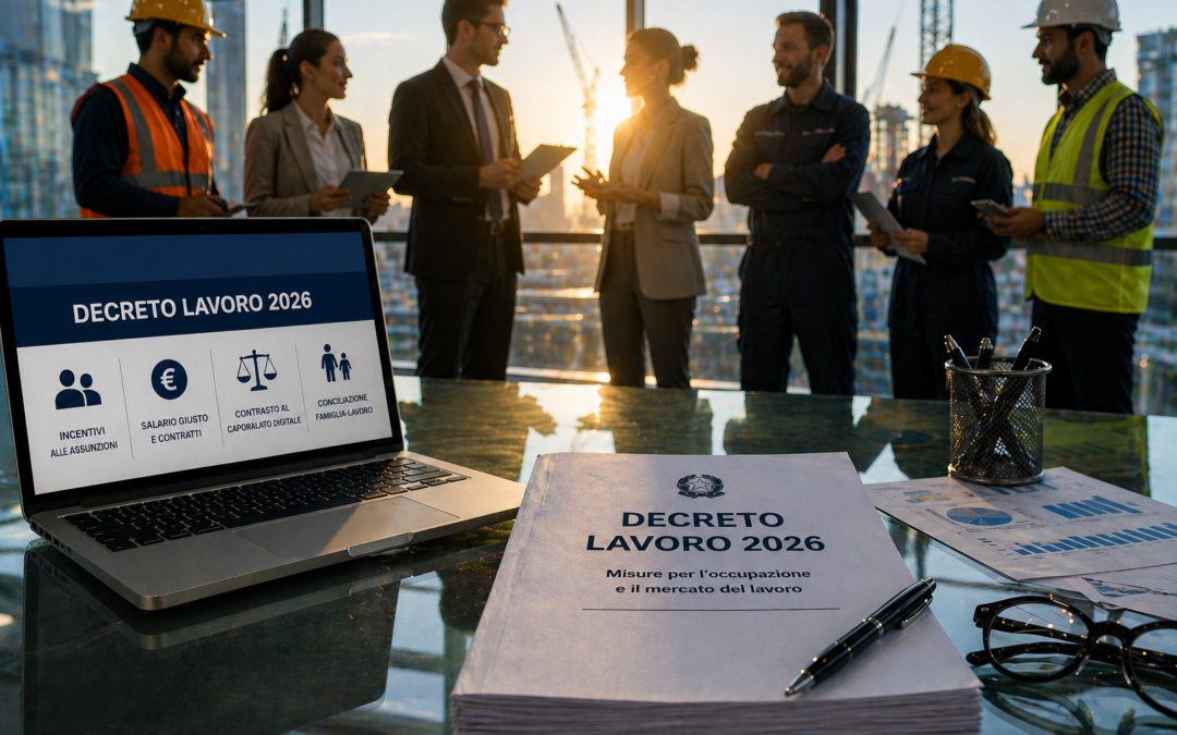 DECRETO LAVORO 2026: INCENTIVI CONDIZIONATI AL “SALARIO GIUSTO” E STRETTA SULLE PIATTAFORME